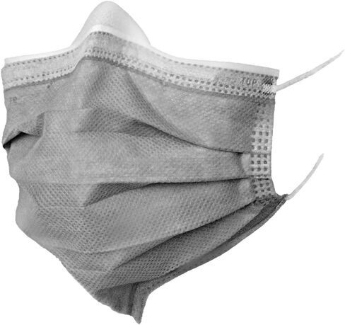 قناع الوجه كول فايب من بي شور BE2590case، رمادي (علبة بها 400 قطعة) in Kuwait