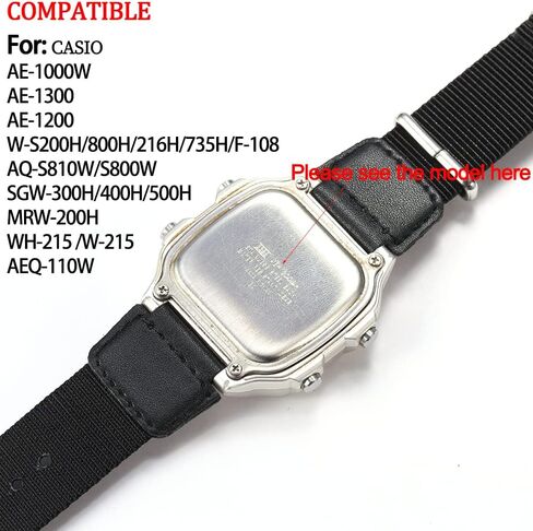 XBHSW Resin watch strap Compatible with Casio AE-1000w SGW-300H AQ-S800W W-800H Men's Waterproof Rubber Band Replacement Bracelet in Saudi Arabia