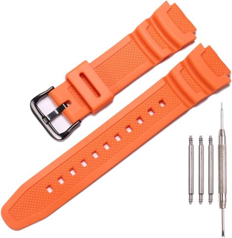 XBHSW Resin watch strap Compatible with Casio AE-1000w SGW-300H AQ-S800W W-800H Men's Waterproof Rubber Band Replacement Bracelet in Saudi Arabia