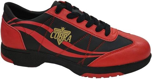 أحذية Cobra Bowling Products للسيدات TCR-MR Cobra Rental Bowling - أربطة 8 M US، أحمر/أسود in Saudi Arabia