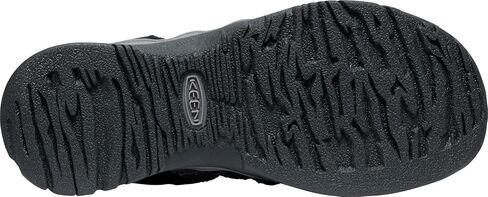 KEEN Women's Whisper Closed Toe Sport Sandals, Black/Steel Grey, 8 in Saudi Arabia