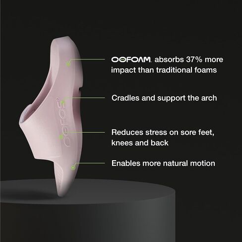 OOFOS OOahh Sport Flex Sandal, Stardust - Men’s Size 4, Women’s Size 6 - Lightweight Recovery Footwear - Reduces Stress on Feet, Joints & Back - Machine Washable in Saudi Arabia