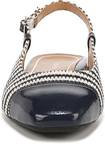 Vionic Women’s Orchid Petaluma Comfort Flats- Supportive Lightweight Slingback Flats With Arch Support Insole That Helps Correct Pronation Black Leather 8.5 Wide in Saudi Arabia