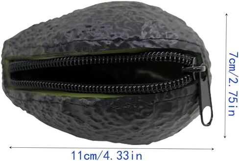 MUHBIJO 1PCS Avocado Coin Purse for Women,Realistic Looking Avocado Wallet,Avocado Gifts Wallet Purse Coin Pouch,Avocado Decor Decorations Accessories in Saudi Arabia