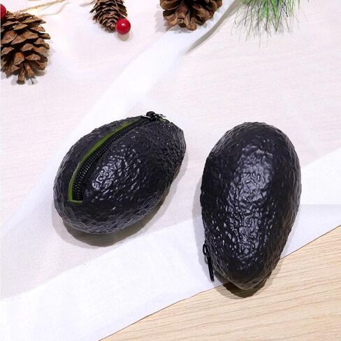MUHBIJO 1PCS Avocado Coin Purse for Women,Realistic Looking Avocado Wallet,Avocado Gifts Wallet Purse Coin Pouch,Avocado Decor Decorations Accessories in Saudi Arabia