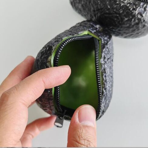 MUHBIJO 1PCS Avocado Coin Purse for Women,Realistic Looking Avocado Wallet,Avocado Gifts Wallet Purse Coin Pouch,Avocado Decor Decorations Accessories in Saudi Arabia