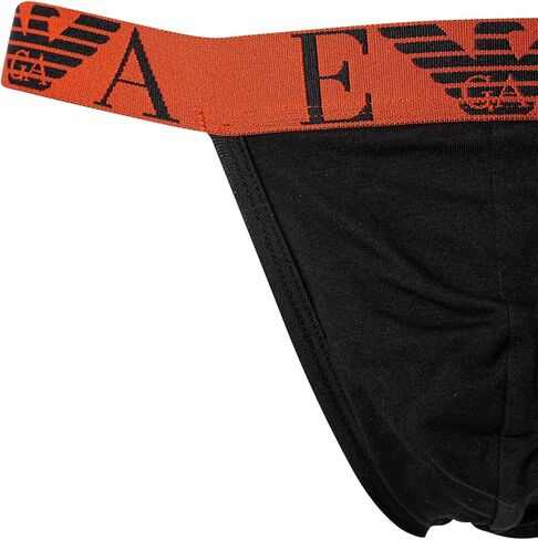 Emporio Armani Men's Bold Monogram 2 Pack Jock Strap in Saudi Arabia