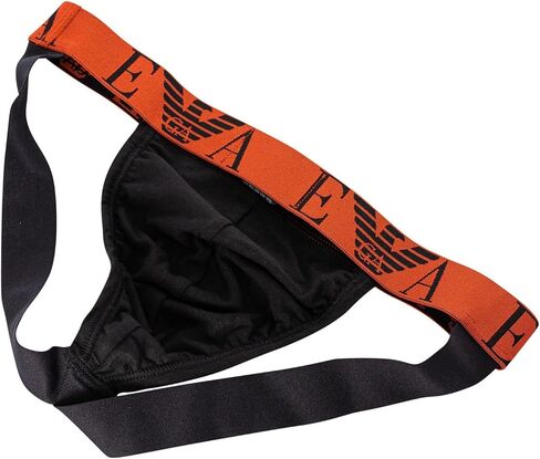 Emporio Armani Men's Bold Monogram 2 Pack Jock Strap in Saudi Arabia