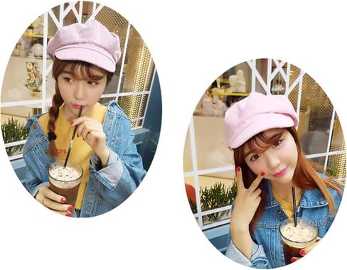 aoozleny Women Girls Newsboy Cap Summer Beret Cap,Cabbie Painter Hat Vintage Visor Hat in Saudi Arabia