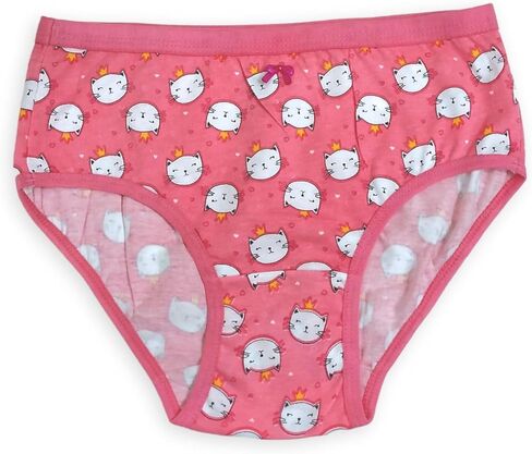 دي تشيكا سراويل قطنية للبنات| ملابس داخلية قطنية محببة متنوعة ومطبوعة للفتيات | ملابس يومية للبنات ملابس داخلية قطنية | سراويل داخلية قطنية قابلة للتنفس | حزمة من 10 in Kuwait