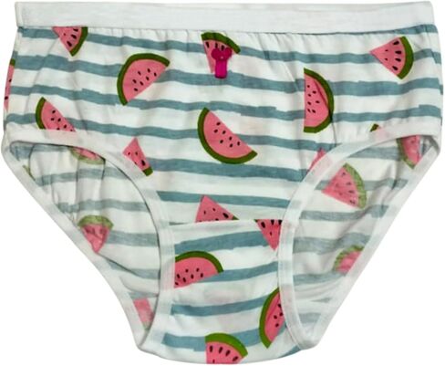 دي تشيكا سراويل قطنية للبنات| ملابس داخلية قطنية محببة متنوعة ومطبوعة للفتيات | ملابس يومية للبنات ملابس داخلية قطنية | سراويل داخلية قطنية قابلة للتنفس | حزمة من 10 in Kuwait