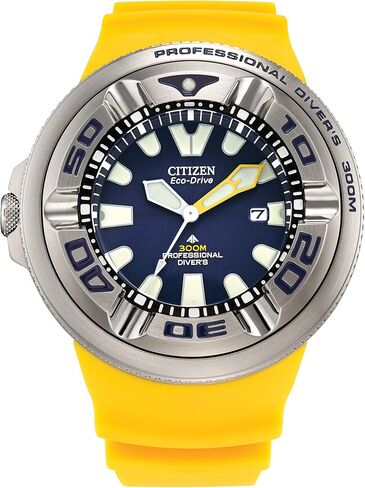 Citizen Men's Promaster Dive Eco-Drive Watch, 3-Hand Date, Polyurethane Strap, ISO Certified, Anti-Reflective Curved Crystal, Screw-Back Case and Crown in Saudi Arabia
