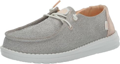 HEYDUDE Women’s Wendy Metallic Sparkle Slip On Shoes | Stylish Fashion Loafers for Women | Lightweight & Comfortable in Saudi Arabia