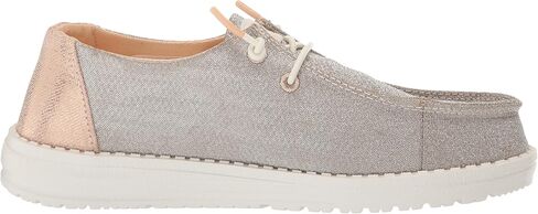HEYDUDE Women’s Wendy Metallic Sparkle Slip On Shoes | Stylish Fashion Loafers for Women | Lightweight & Comfortable in Saudi Arabia