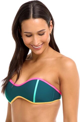 Body Glove Women's Standard Tainted Love Retro Bandeau Bikini Top Swimsuit in Saudi Arabia