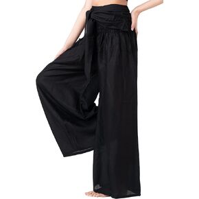 بنطال B BANGKOK PANTS للسيدات بنطال بوهو بالازو لليوجا واسع الساق in Kuwait