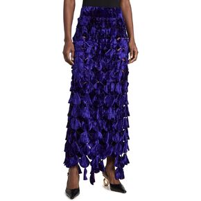 A.W.A.K.E. MODE Women's Multi Circle Double-Layered Maxi Skirt in Kuwait