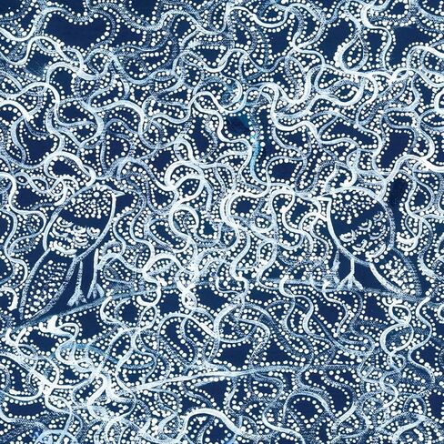 Mainie Night Ceremony Wool Scarf for Women, Australian Aboriginal Art Print, Merino Wool Scarves for Women Fashion, Rectangle Long Lightweight Head Wool Scarf for Winter Warm in Saudi Arabia