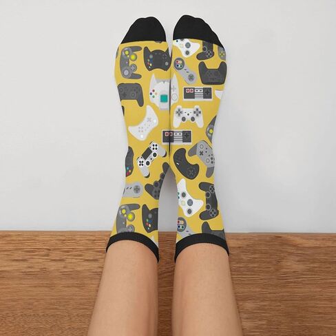 Rutuioy Men Women Funny Crazy Novelty Crew Tube Socks, Casual Athletic Sport Dress Socks in Saudi Arabia