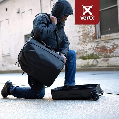 حقيبة تنقل فيرتيكس بعجلات ديناميكية، أسود, جالكسي بلاك, One Size, حقيبة رياضية مضادة للحوادث من Vertx in Saudi Arabia