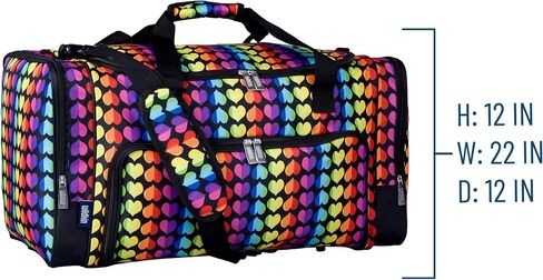 Wildkin Kids Weekender Duffel Bags for Boys & Girls, Perfect for Sleepovers and Travel Duffel Bag for Kids, Carry-On Size & Ideal for School Practice or Weekend Travel Bag in Kuwait