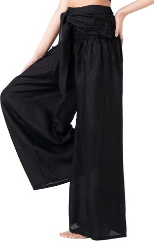 بنطال B BANGKOK PANTS للسيدات بنطال بوهو بالازو لليوجا واسع الساق in Saudi Arabia