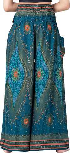 بنطال B BANGKOK PANTS للسيدات بنطال بوهو بالازو لليوجا واسع الساق in Saudi Arabia