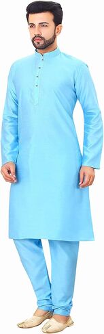 Tathastu Mens Emboridered Silk Kurta Pyjama Set in Saudi Arabia
