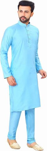 Tathastu Mens Emboridered Silk Kurta Pyjama Set in Saudi Arabia