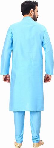Tathastu Mens Emboridered Silk Kurta Pyjama Set in Saudi Arabia