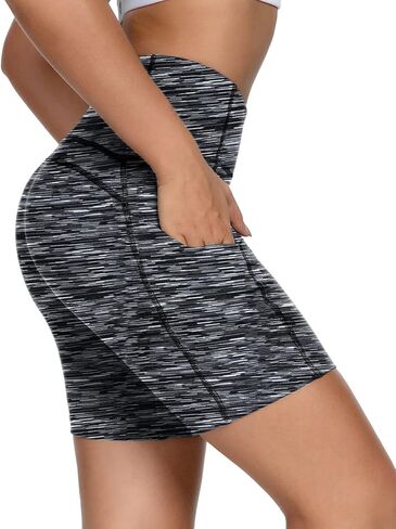 QUEENIEKE شورت رياضي 4.5 بوصة/6 بوصة شورت للجري عالي الخصر بثلاثة جيوب للنساء 70822 in Kuwait