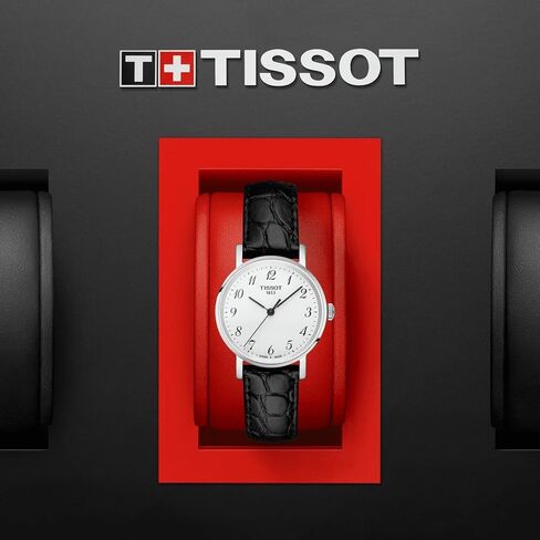 Tissot Women's Everytime Desire 316L Stainless Steel case Swiss Quartz Dress Watch with Leather Strap in Saudi Arabia