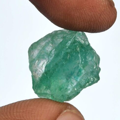 GEMHUB Loose Rough Emerald 11.50 Ct Natural Green Emerald Healing Stone, Rough Emerald for Jewelry in Saudi Arabia