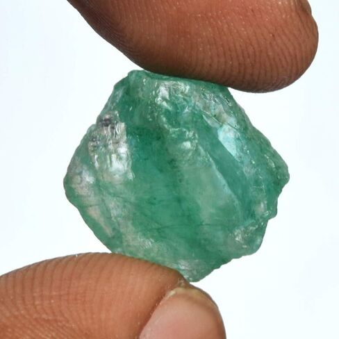 GEMHUB Loose Rough Emerald 11.50 Ct Natural Green Emerald Healing Stone, Rough Emerald for Jewelry in Saudi Arabia