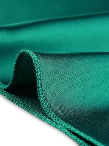 cheibear Womens Satin Pajama Dress Camisole Midi Nightdress 2023 V-Neck Lounge Long Silky Nightgowns in Kuwait