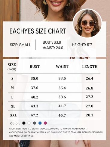 تي شيرت نسائي صيفي بكتف بارد من Eachyes بأكمام قصيرة ورقبة على شكل حرف V وظهر منخفض ومثير كاجوال in Saudi Arabia