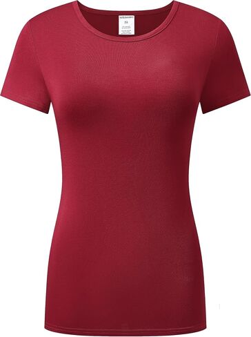 Sthisomo Women's Short Sleeve T-Shirts Basic Crew Neck Shirts in Saudi Arabia
