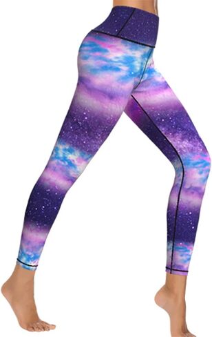 Yaateeh سروال يوجا عالي الخصر للتحكم في البطن وممارسة التمارين الرياضية والجري للنساء، in Kuwait