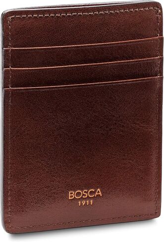 محفظة جلدية فاخرة بجيب أمامي للرجال من Bosca in Kuwait