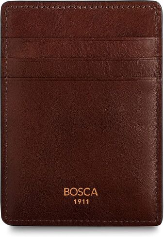 محفظة جلدية فاخرة بجيب أمامي للرجال من Bosca in Kuwait