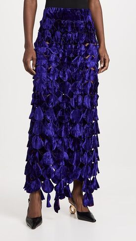 مستيقظ. تنورة طويلة متعددة الطبقات مزدوجة الطبقات للنساء من MODE in Kuwait