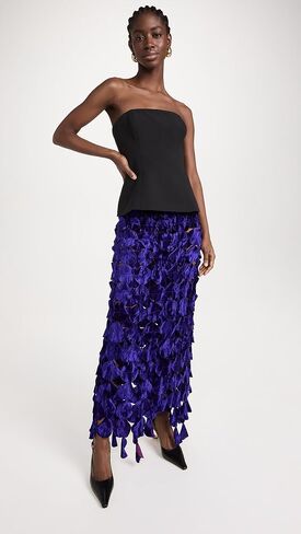 مستيقظ. تنورة طويلة متعددة الطبقات مزدوجة الطبقات للنساء من MODE in Kuwait