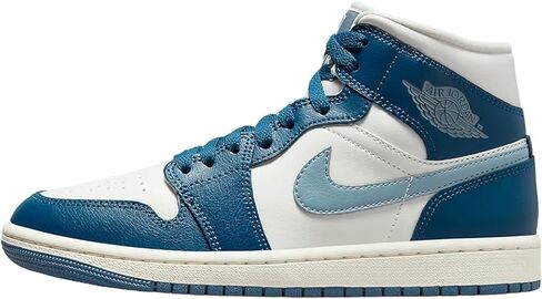 Jordan 1 Mid Women Sky J French Blue/Ozone Blue-Sail BQ6472-414 9.5 in Saudi Arabia