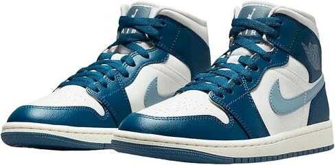 Jordan 1 Mid Women Sky J French Blue/Ozone Blue-Sail BQ6472-414 9.5 in Saudi Arabia