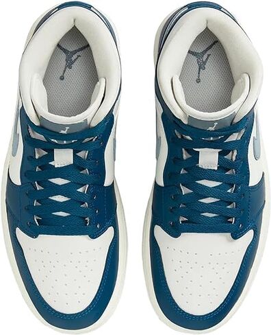 Jordan 1 Mid Women Sky J French Blue/Ozone Blue-Sail BQ6472-414 9.5 in Saudi Arabia