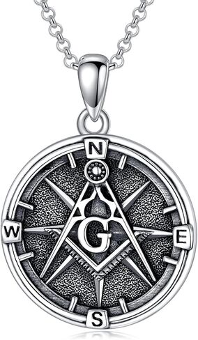 PROESS I'd be Lost without You Compass Necklace for Women Sterling Silver 2023 Inspirational Graduation Nautical Compass Jewelry Gifts for Couple Men in Saudi Arabia