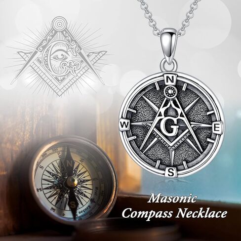 PROESS I'd be Lost without You Compass Necklace for Women Sterling Silver 2023 Inspirational Graduation Nautical Compass Jewelry Gifts for Couple Men in Saudi Arabia
