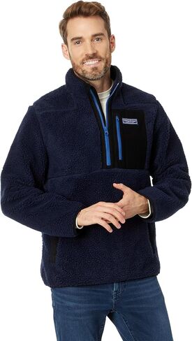vineyard vines mens Sherpa Supershep Quarter-zip Sweatshirt (pack of 1) in Saudi Arabia