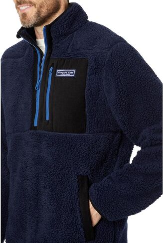 vineyard vines mens Sherpa Supershep Quarter-zip Sweatshirt (pack of 1) in Saudi Arabia