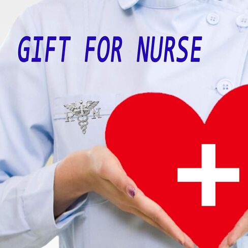 ممرضة مجوهرات RN بروش التسمية دبوس ممرضة مسجلة شعار دبوس الطب Caduceus الملاك التمريض هدية ل معاطف للأطباء والممرضات in Kuwait